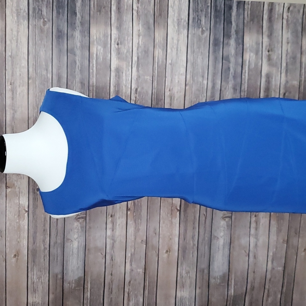 Gorgeous Blue, 8, Sleeveless Dress